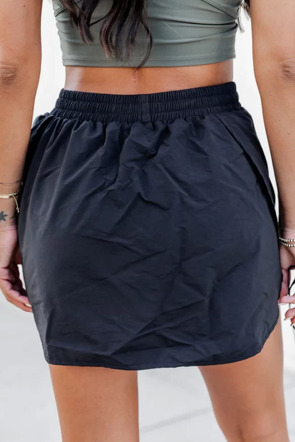 Let's Get Active Black Ladies Active Skort FINAL SALE - Image 4