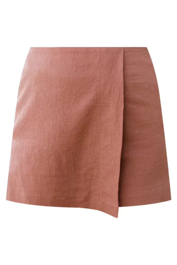 Got That Look Brown Cotton Mini Skort - Image 19