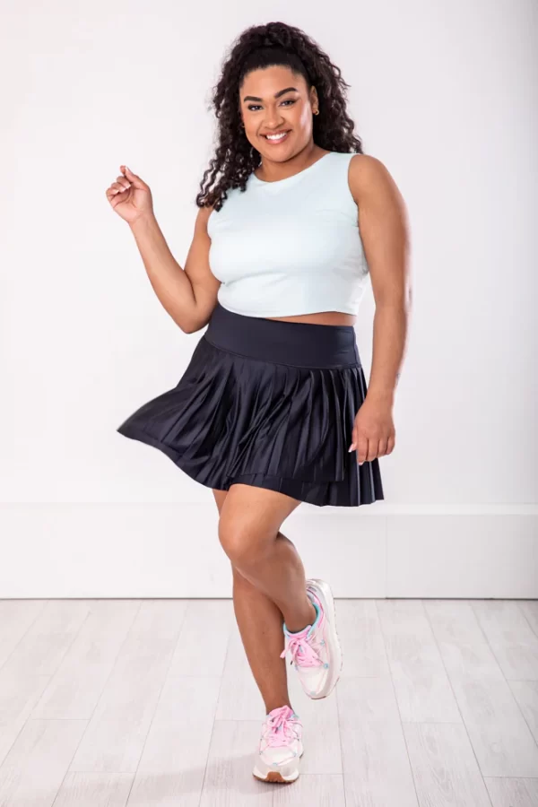 The Perfect Match Black Accordion Active Skirt - Image 7